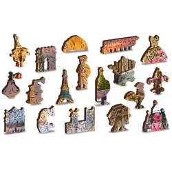 Puzzle de madera Primavera en Paris 150 piezas Wooden City
