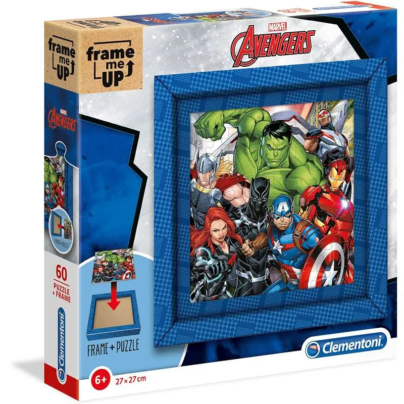 Puzzle Clementoni Frame Up Vengadores Avenger Marvel 60 piezas 38801