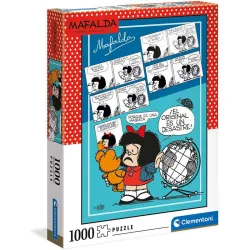 Puzzle Clementoni Mafalda, Quino 1000 piezas 39628
