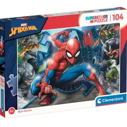 Puzzle Clementoni Spiderman 104 piezas 27116
