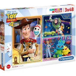 Puzzle Clementoni Toy Story 4 3x48 piezas 25242