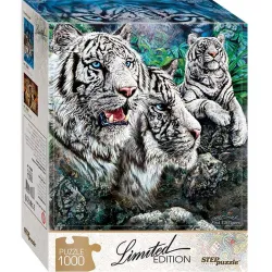 Puzzle Step Puzzle 1000 piezas Limited Edition Encuentra los 13 tigres 79808