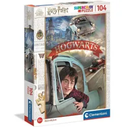 Puzzle Clementoni Harry Potter, Hogwarts 104 piezas 25724