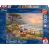 Puzzle Schmidt Disney, Donald y Daisy tarde de paseo de 1000 piezas 59951