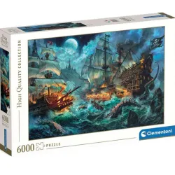 Puzzle Clementoni La batalla de los piratas 6000 piezas 36530
