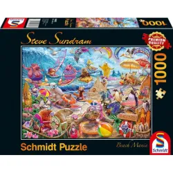 Puzzle Schmidt Beach mania de 1000 piezas 59662