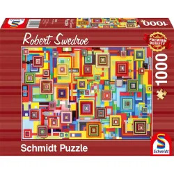 Puzzle Schmidt Cyber intervention rojo de 1000 piezas 59933