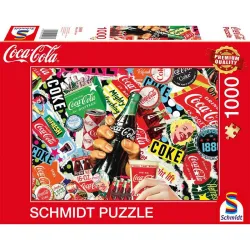 Puzzle Schmidt Coleccionables de coca cola de 1000 piezas 59916