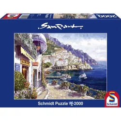 Puzzle Schmidt Tarde en Amalfi, Italia de 2000 piezas 59271
