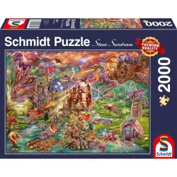 Puzzle Schmidt El tesoro del dragón de 2000 piezas 58971