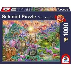 Puzzle Schmidt Tierra de dragones encantada de 1000 piezas 58966