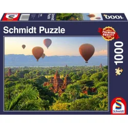 Puzzle Schmidt Globos aerostáticos, Mandalay de 1000 piezas 58956