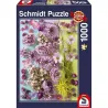 Puzzle Schmidt Flores moradas de 1000 piezas 58944