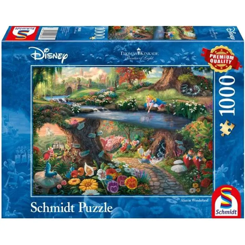 Puzzle Schmidt Disney, Alicia enel País de las Maravillas de 1000 piezas 59636