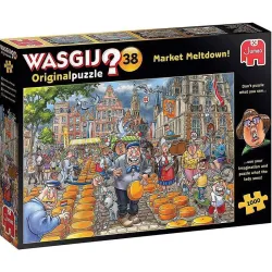 Puzzle Jumbo Original Wasgij 38 Mercado de quesos 1000 piezas 25010