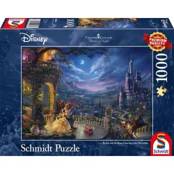 Puzzle Schmidt Disney, La Bella y la Bestia de 1000 piezas 59484