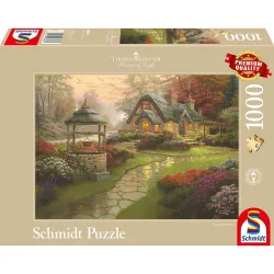 Puzzle Schmidt Casa con pozo de 1000 piezas 58463