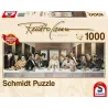 Puzzle Schmidt Panorámico La cena de los famosos de 1000 piezas 57291