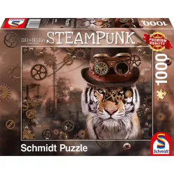 Puzzle Schmidt Tigre Steampunk de 1000 piezas 59646