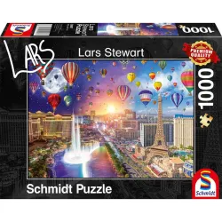 Puzzle Schmidt Las Vegas Noche y día de 1000 piezas 59907
