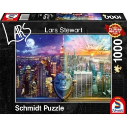 Puzzle Schmidt Nueva York noche y día de 1000 piezas 59905