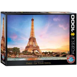 Puzzle Eurographics 1000 piezas Torre Eiffel, París 6000-0765