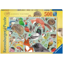 Ravensburger puzzle 500 piezas Visitantes del jardín 171378