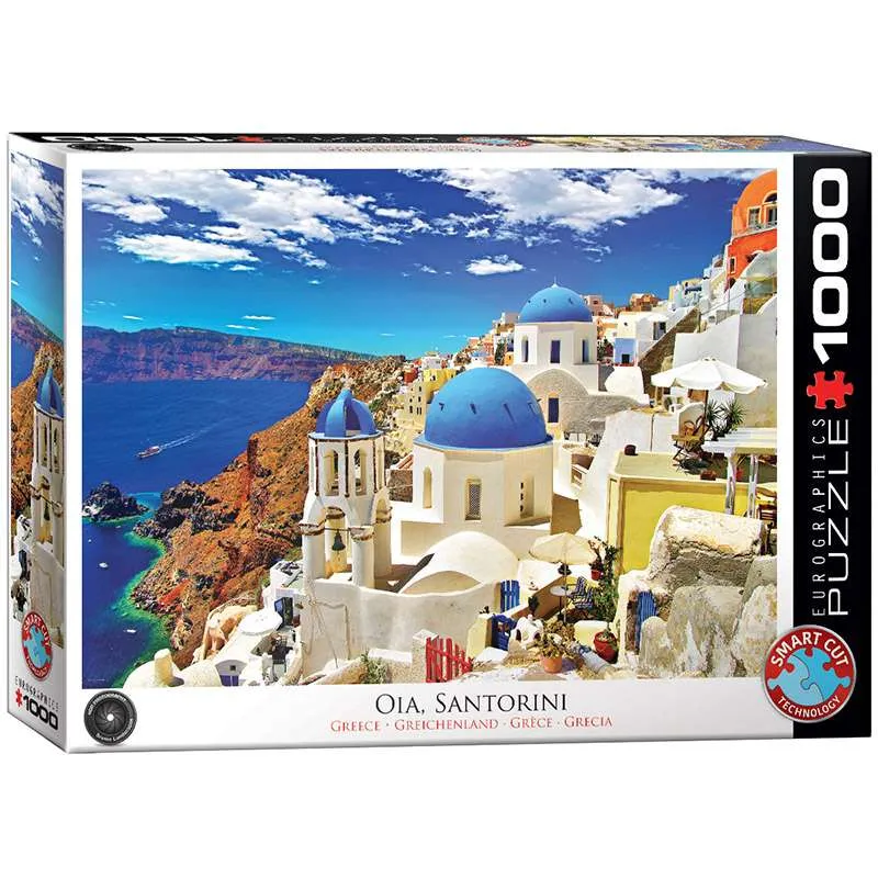 Puzzle Eurographics 1000 piezas Santorini, Grecia 6000-0944