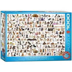 Puzzle Eurographics 1000 piezas El mundo de los perros 6000-0581