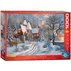Puzzle Eurographics 1000 piezas Casa de campo en Navidad 6000-0790