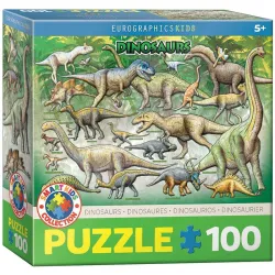 Puzzle Eurographics Kids 100 piezas Dinosaurios 6100-0098