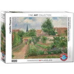 Puzzle Eurographics 1000 piezas Huerto en Eragny, Pissarro 6000-0825