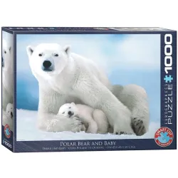 Puzzle Eurographics 1000 piezas Oso polar y su bebé 6000-1198