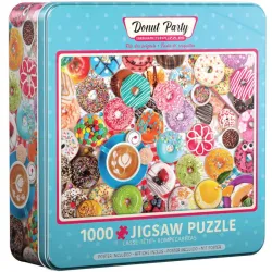 Puzzle Eurographics 1000 piezas Fiesta de donut Lata 8051-5602