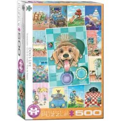 Puzzle Eurographics XXL 500 piezas Vida de perros 6500-5365