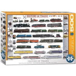 Puzzle Eurographics XXL 500 piezas Historia del tren 6500-0251