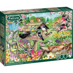 Puzzle Falcon 500 piezas Pájaros de jardín de primavera 11280