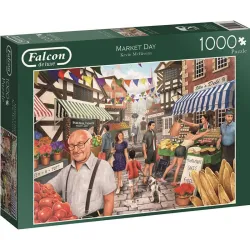 Puzzle Falcon 1000 piezas Día de mercado 11111