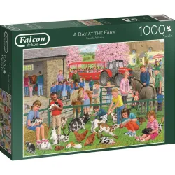 Puzzle Falcon 1000 piezas Un día en la granja 11089