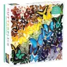 Puzzle Galison Rainbow Butterflies de 500 piezas