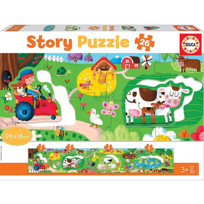 Puzzle Educa 26 piezas La Granja story puzzle 18900