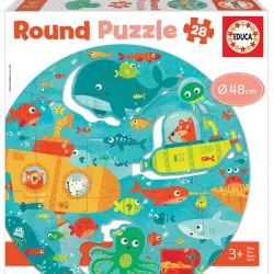 Educa puzzle Round 28 piezas Bajo el mar 18907
