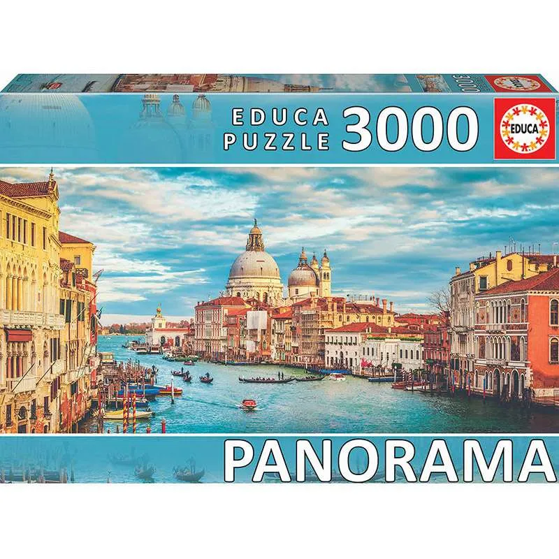 Educa puzzle 3000 Piezas Panorama. Gran canal de Venecia 19053