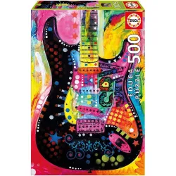 Educa puzzle 500 piezas Lenny Strat, Dean Russo guitarra colores 17643