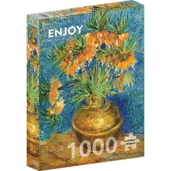 Puzzle Enjoy puzzle de 1000 piezas Fritillaries en un jarrón de cobre, Van Gogh 1113