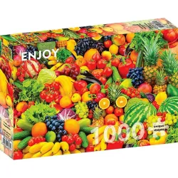 Puzzle Enjoy puzzle de 1000 piezas Frutas y verduras 1353