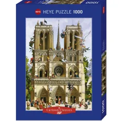Puzzle Heye 1000 piezas Cartoon Classic Viva Notre Damme 29905