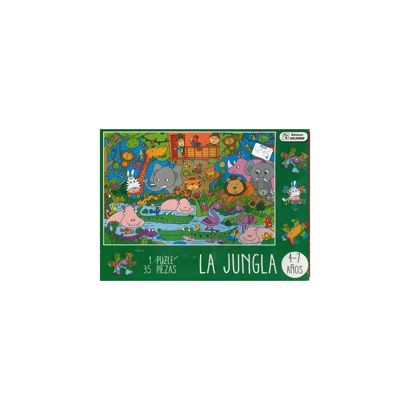 Puzzle infantil En la jungla 35 piezas