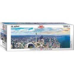 Puzzle Eurographics Panorámico 1000 piezas Toronto, Canadá 6010-5303