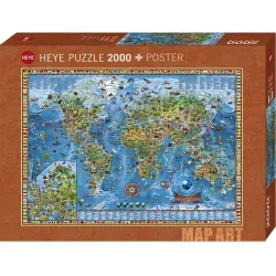 Puzzle Heye 2000 piezas Mundo asombroso 29846